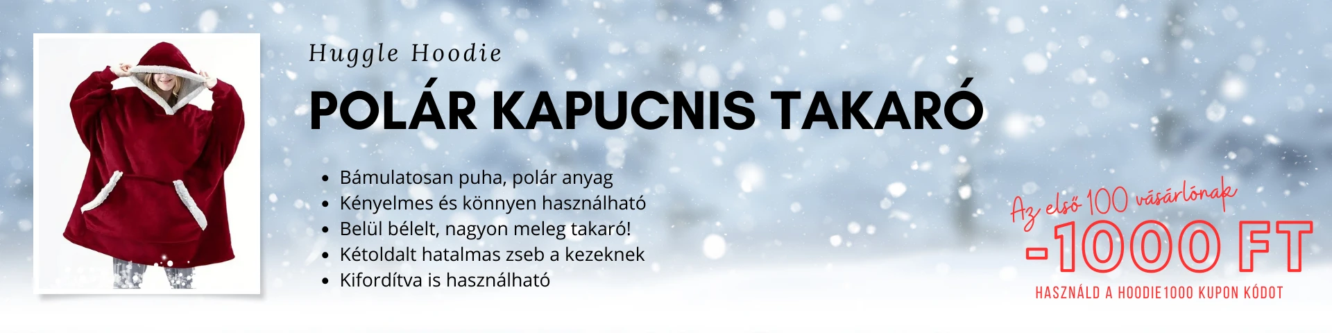 Huggle Hoodie kapucnis takaró