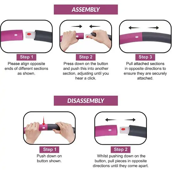 Nehezített hullahopp karika alakformáláshoz (1 kg)