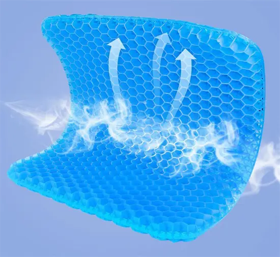 3D méhsejt ülőpárna