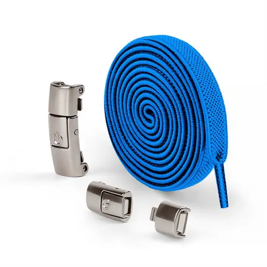 Press Lock cipőfűző kék