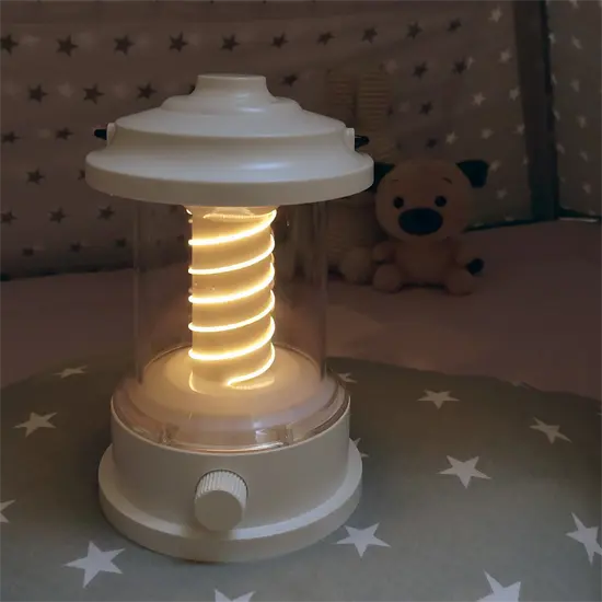 LED kemping lámpa kis fényerőn