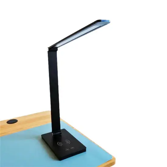 LED asztali lámpa telefontöltővel