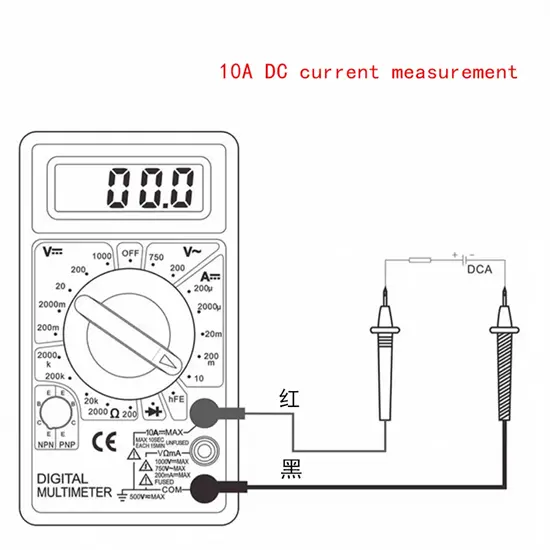 DT-830B digitális multiméter