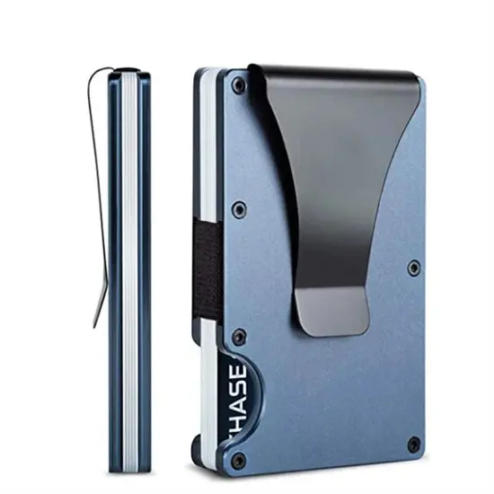 RFID pénztárca kék