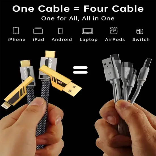 4 in 1 USB kábel