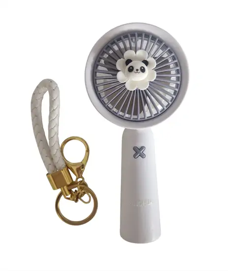 Mini hordozható kézi ventilátor fehér
