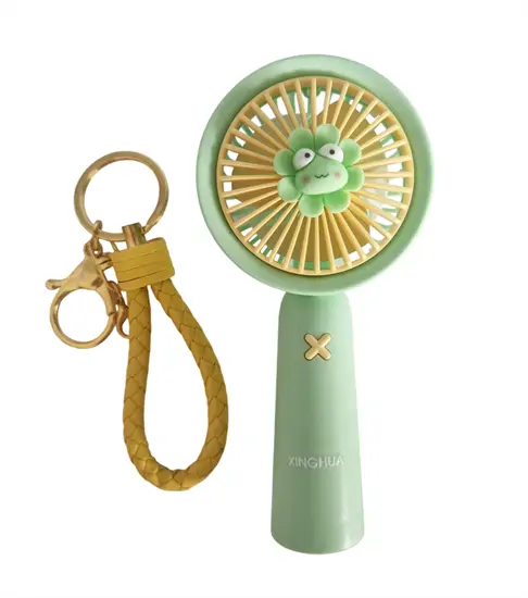 Mini hordozható kézi ventilátor zöld