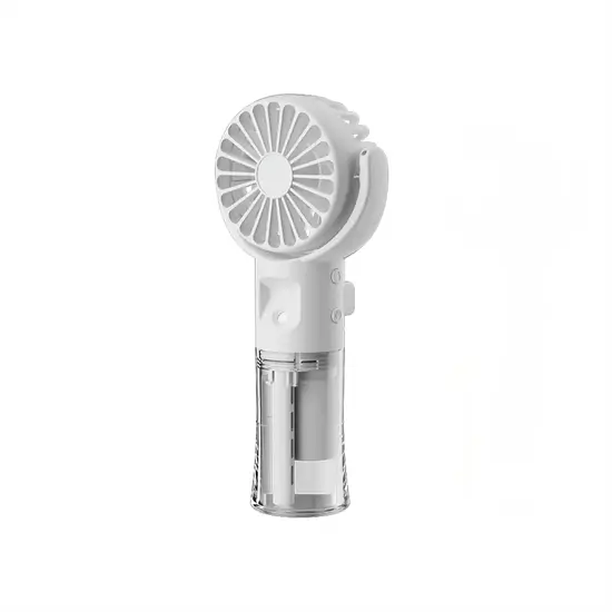 Akkus kézi ventilátor párásítóval