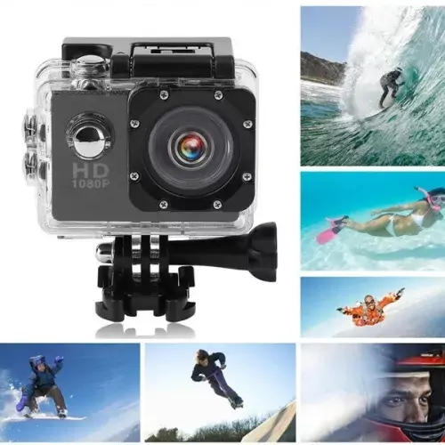 1080p vízálló sportkamera szett