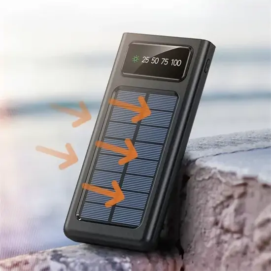 Napelemes powerbank (20000 mAh)