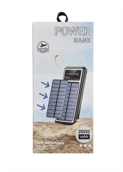 Napelemes powerbank (20000 mAh)