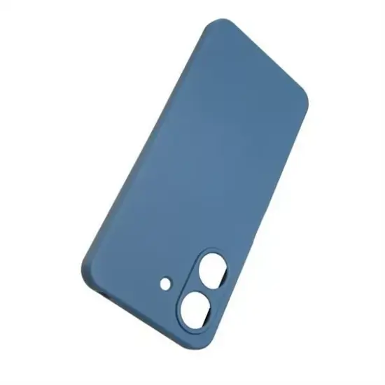 Beline Silicone tok + 3x üvegfólia - Xiaomi 13C/Poco C65 kék