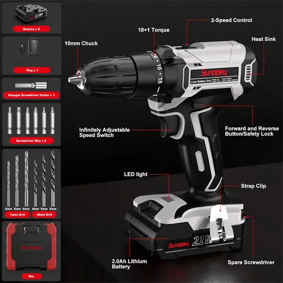 Sundpey MR5805 kézi fúró/csavarozó