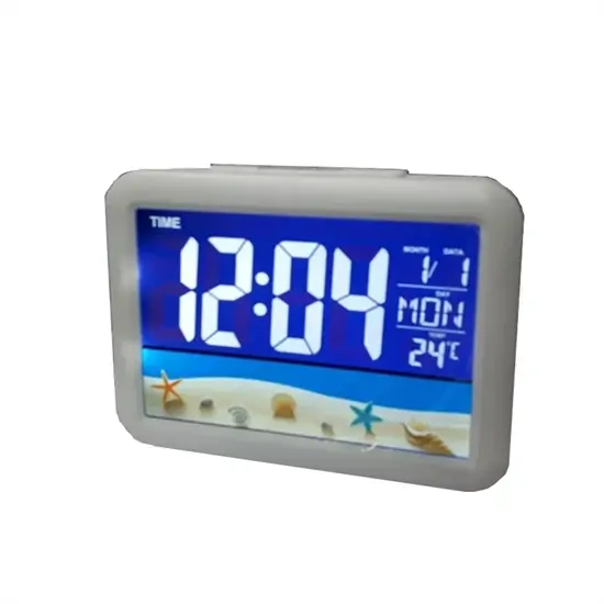 7002WJ színes LCD kijelzős LED óra