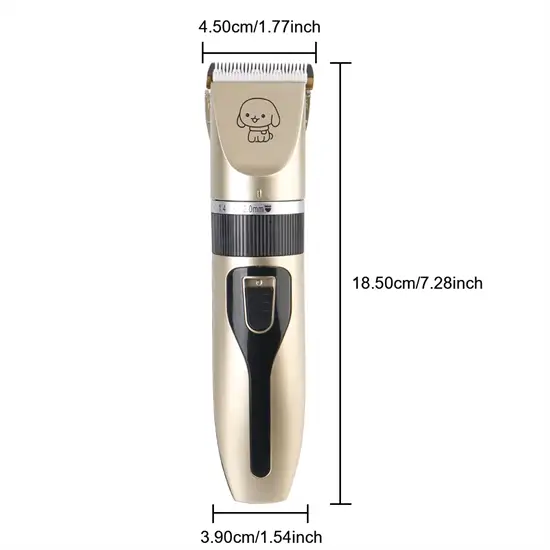 Akkumulátoros kisállat trimmer kit 