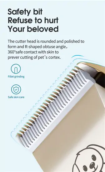Akkumulátoros kisállat trimmer kit 