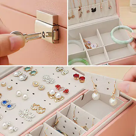 Amelia kétszintes ékszerdoboz