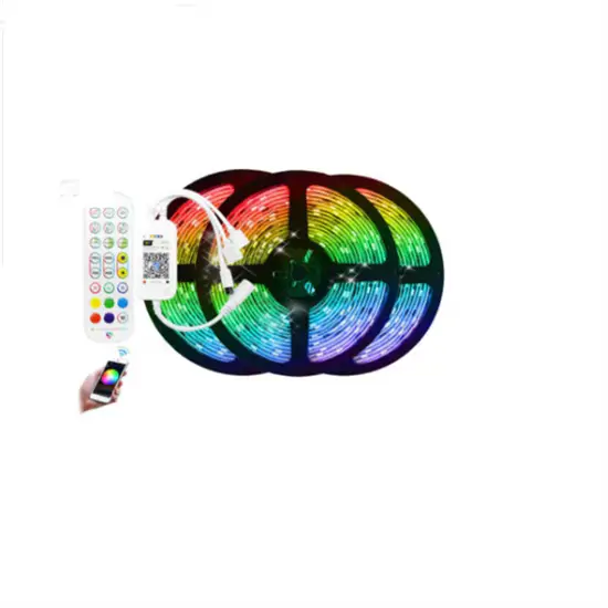 Faklya színváltós WiFi RGB LED szalag (3×5 m)