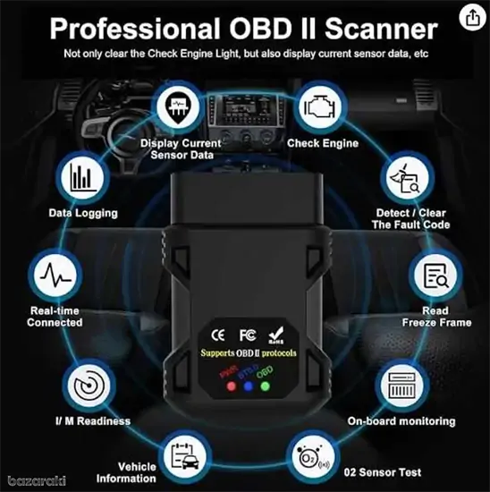 RICOKEY V106 OBD2 Bluetooth hibakódolvasó autóhoz