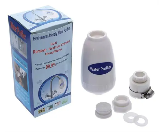 Csapra szerelhető mini víztisztító