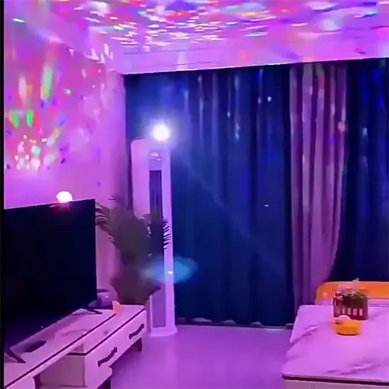 Forgó E27 LED diszkólámpa (3W)