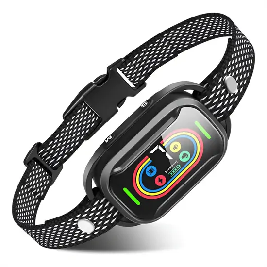 Ugatásgátló kutyanyakörv rezgéssel és hangjelzéssel