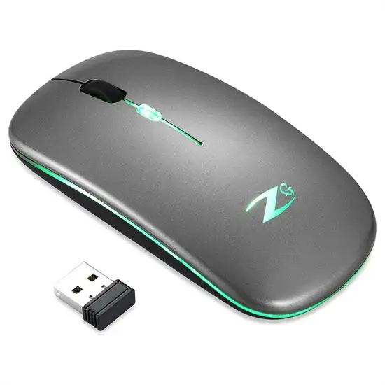 Tölthető 2.4Ghz egér 7 színű LED fénnyel