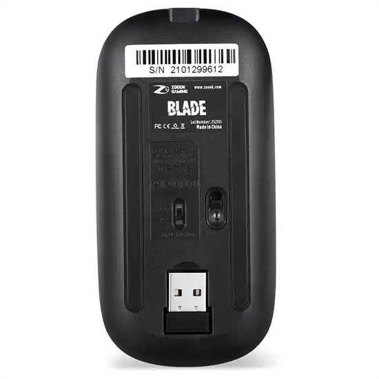 Tölthető 2.4Ghz egér 7 színű LED fénnyel