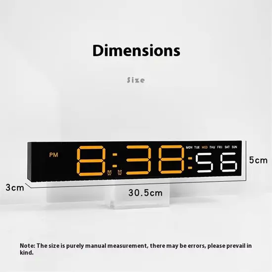 Digitális LED ébresztőóra ritmusra villogó LED sorral