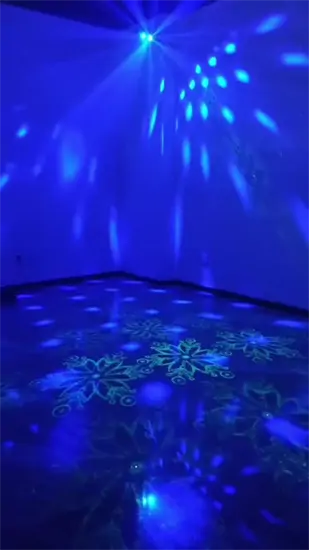 EMS-45 3in1 lézer+LED party fény távirányítóval		