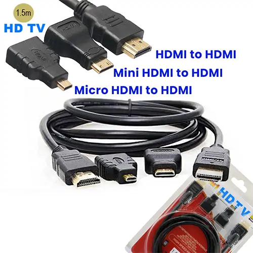 3in1 HDMI kábel kit /1080P, 1.5m/