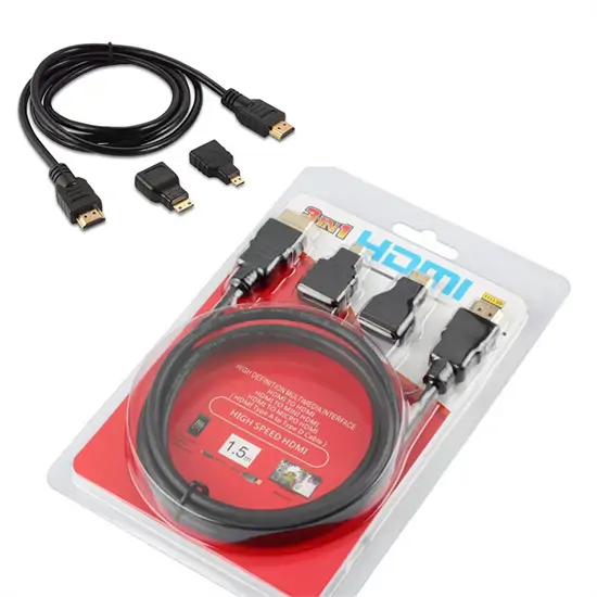 3in1 HDMI kábel kit /1080P, 1.5m/