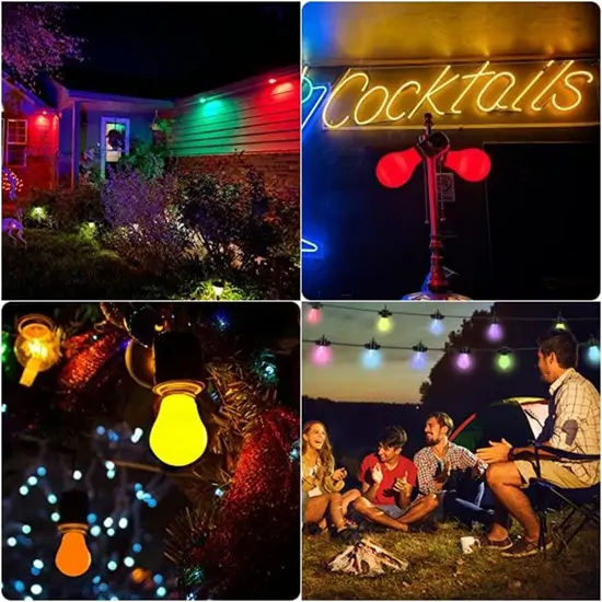 Színes E27 izzók készlet (10 darab)