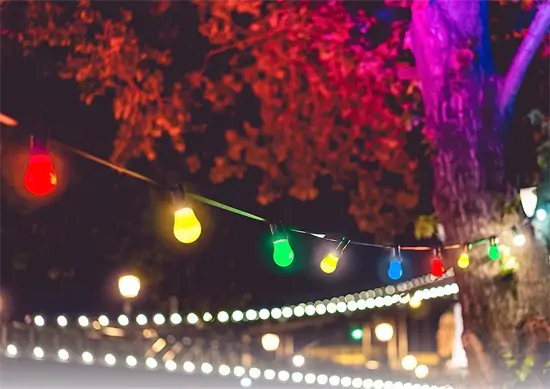 Színes E27 izzók készlet (10 darab)