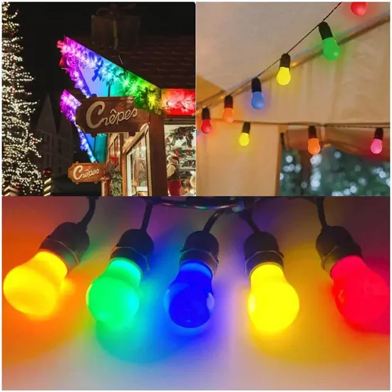 Színes E27 izzók készlet (10 darab)