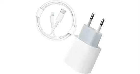 USB-C 20W gyors töltő + 1 méter Lightning kábel