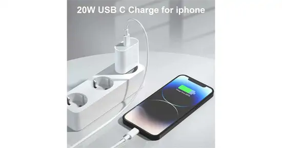 USB-C 20W gyors töltő + 1 méter Lightning kábel