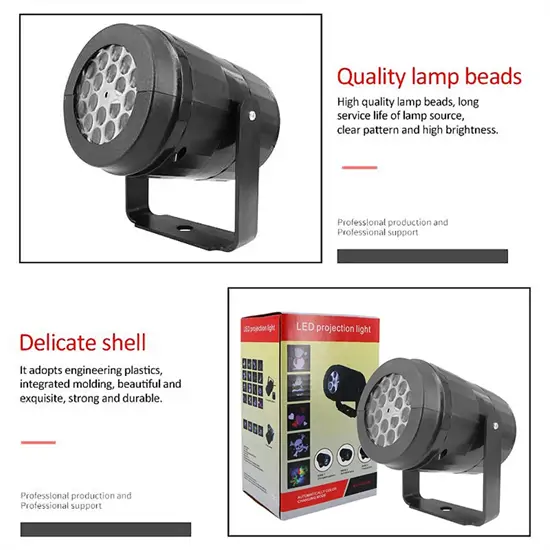 Kültéri LED projektor lámpa 4x4 figurával