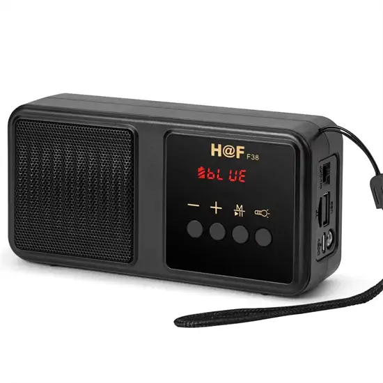 HF-F38 hordozható FM rádió