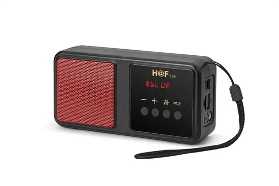 HF-F38 hordozható FM rádió