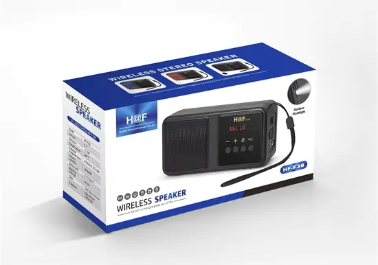 HF-F38 hordozható FM rádió