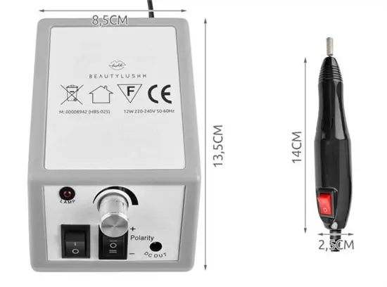 Professzionális körömcsiszoló gép (12 db kiegészítővel)