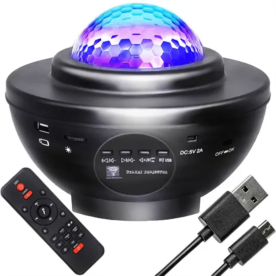 Csillagos ég party fény BT hangszóróval