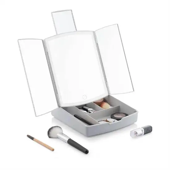 Kinyitható, 3 részes sminktükör