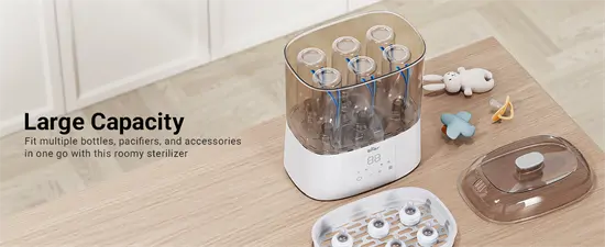 BEAR 4in1 cumisüveg sterilizáló + szárító