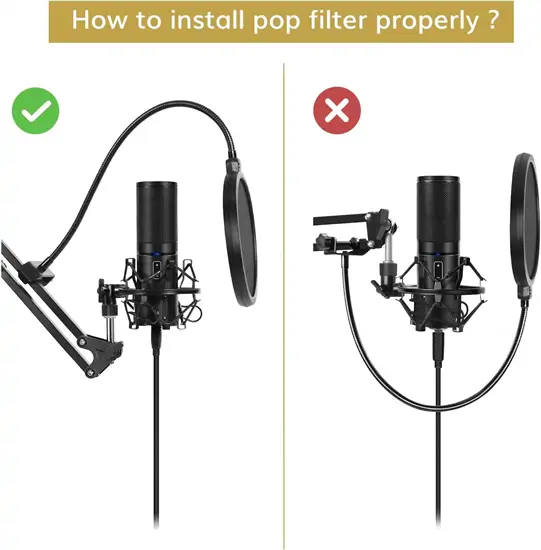 TONOR T20 karos mikrofon állvány