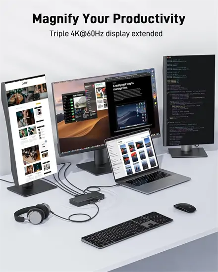 Acer 15in1 Tripla 4K USB-C dokkoló állomás