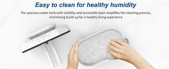 Bamcoo csendes LED ultrahangos párologtató (2L)