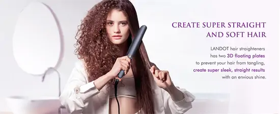 Landot HS168 2in1 hajformázó (hajsimító és göndörítő)