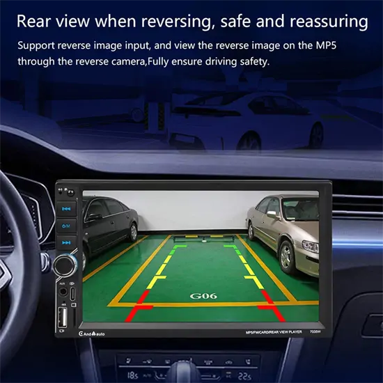 7035W 2DIN Bluetooth Autós MP5 Lejátszó